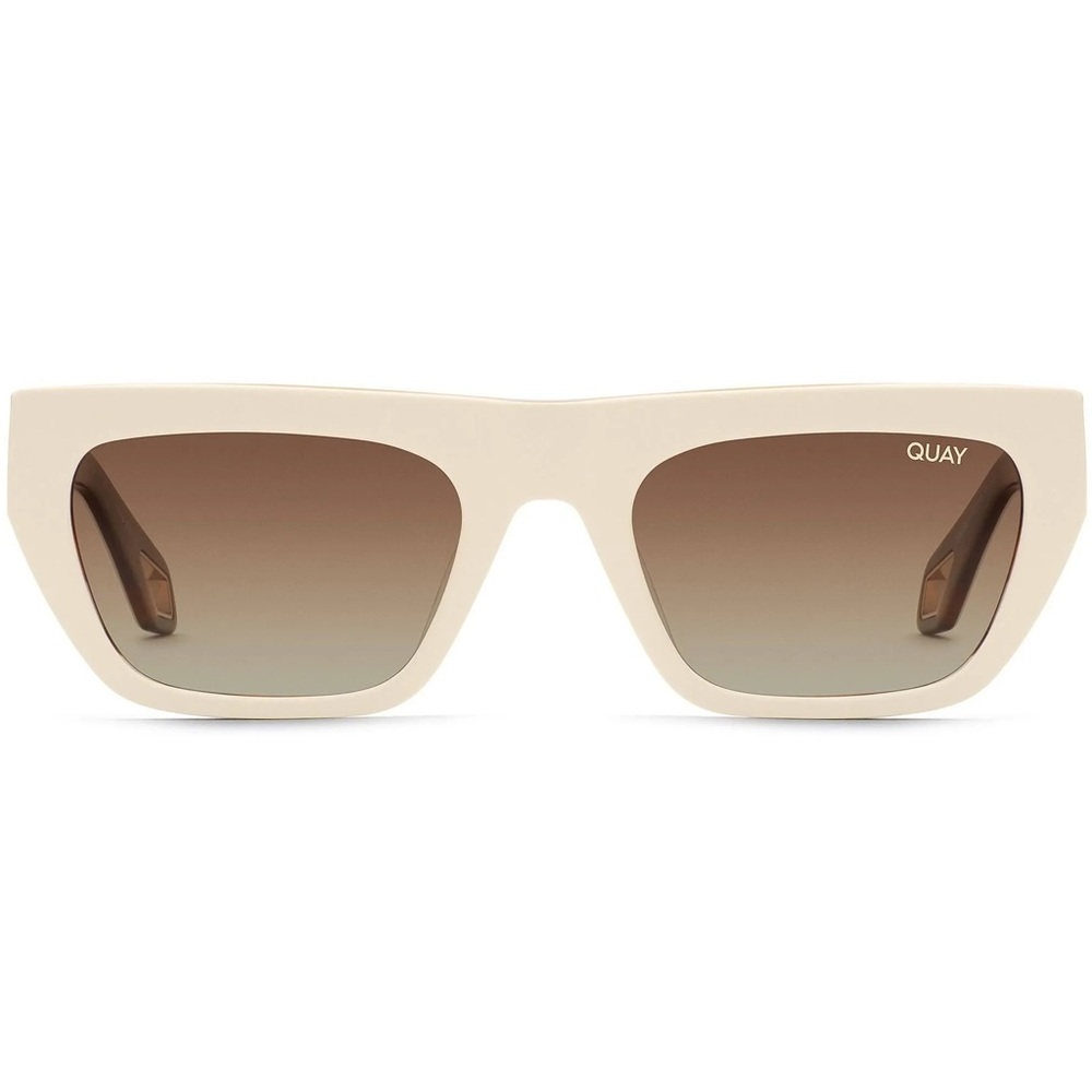 Quay Australia Unisex Dollar Signs 56mm Rectangle Sunglasses - Picture 6 of 6
